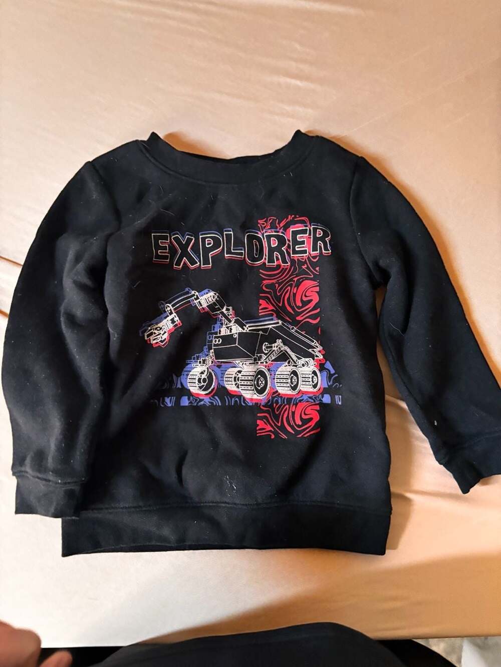 Kidget Explorer Sweatshirt Size 24M Black Rover Graphic